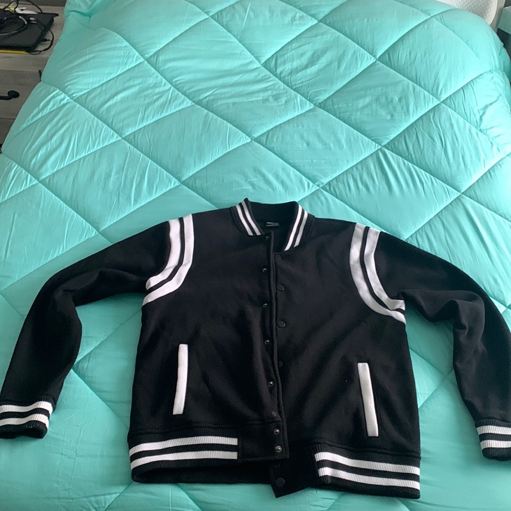 Black and white sweater